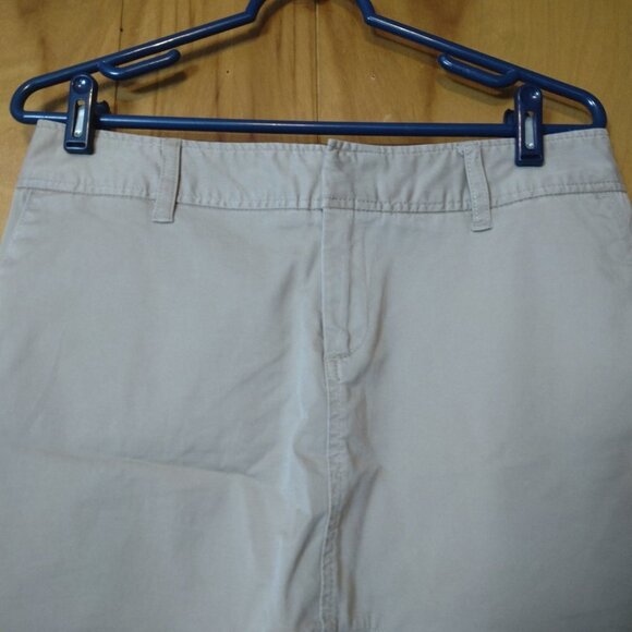 MERONA WOMEN'S SIZE 6 BEIGE PENCIL SKIRT WITH POCKETS RN17730 NEUTRAL CLASSIC - Picture 2 of 4